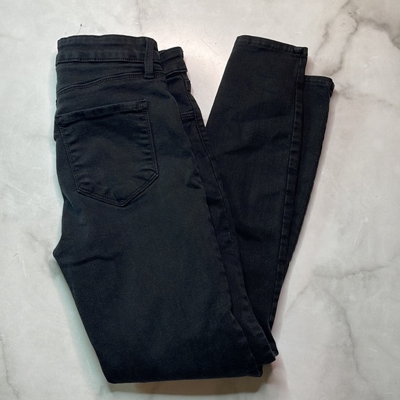 L’Agence Margot High Rise Black Skinny Jeans Size 25 - Picture 4 of 6